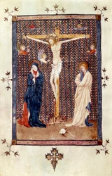 Scene av crucifixio (miniatyr)