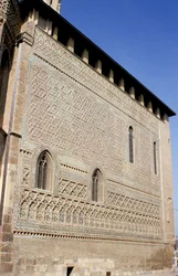 Spania, Saragossa. La Seo, Mudejar-veggen.