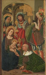 The Adoration of the Kings, ca. 1490 (tempera på panel)