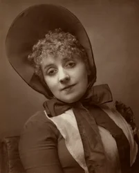 Kate Santley , amerikanskfødt britisk skuespillerinne, sanger, komiker og teatersjef, 1883
