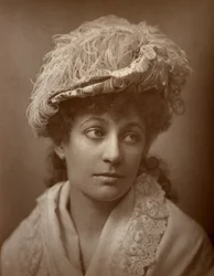 Lucy Buckstone , britisk skuespillerinne, 1884.
