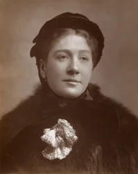 Madge Kendal , britisk skuespillerinne og teatersjef, 1883