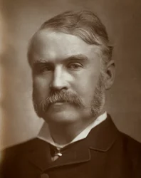 William Schwenck Gilbert , britisk kunstner, librettist, dramatiker og forfatter, 1883