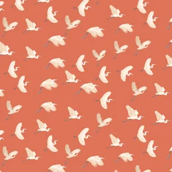 Egrets pattern II, 2022 (grafittblyant og digital)