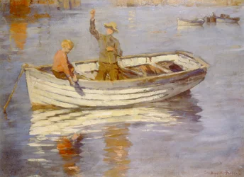 The Young Fishermen (olje)