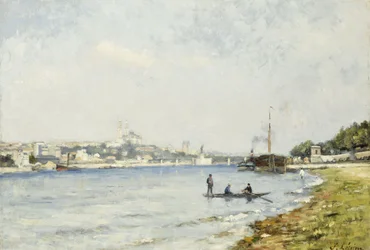 Seinen ved Passy, ca. 1880 (olje på lerret)