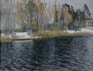 Første snø, tidlig på 1900-tallet.