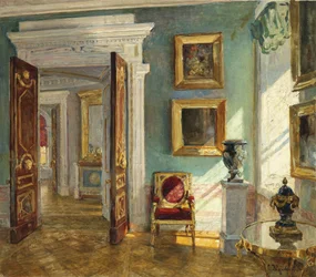 Interiør i bildegalleriet, Pavlovsk