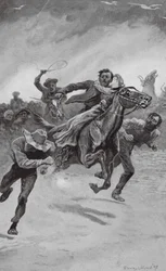 quot;Svarte torsdagquot;, 6. februar 1851 (litografi)