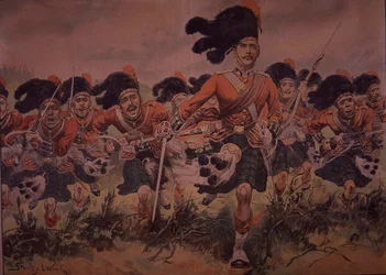 Charge of the Black Watch, ca. 1900