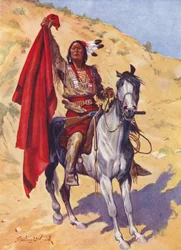 The Blanket Indian (farge litho)