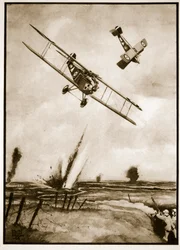Trench Strafing, illustrasjon fra 