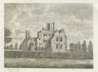 Brewood - Black Ladies Priory: gravering, og [?1700-tallet] (trykk)