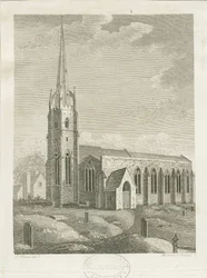 Clifton Campville Church: gravering, nd [c 1790] (trykk)