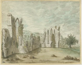 Croxden Abbey: vannfargemaleri, nd [1762-1802] (maleri)