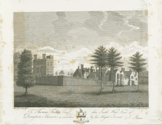 Drayton Bassett - "Drayton Manor": gravering, nd [1795]