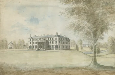 Fisherwick Hall: vannfargemaleri, nd [1774-1802]
