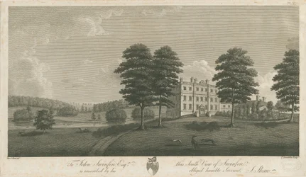 Swinfen Hall: gravering, nd [1762-1798] (trykk)