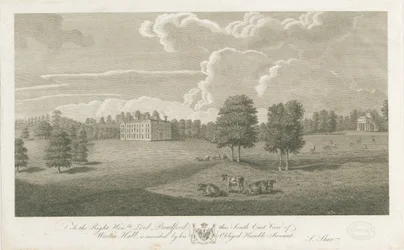 Weston-under-Lizard - Hall: gravering, nd [1762-1802] (trykk)