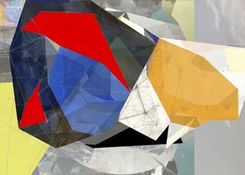 Fargerik abstrakt geometri