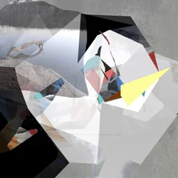 Geometrisk speilbilde i innsjøen