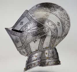 Armorhjelm for felt og tilt, av grev Franz von Teuffenbach