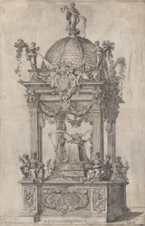 Katafalken til Filip IV av Spania, ca. 1665