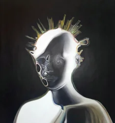 Surrealistisk abstrakt portrett