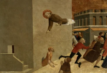 Den salige Ranieri Rasini leverer de fattige fra fengselet i Firenze, predellapanel av polyptiken til San Francesco de Borgo San Sepolcro, 1437-44 (se også 95743)