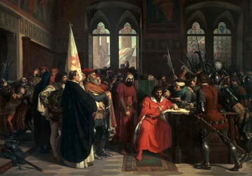 Utvisningen av Gautier VI av Brienne, hertug av Athen i 1343
