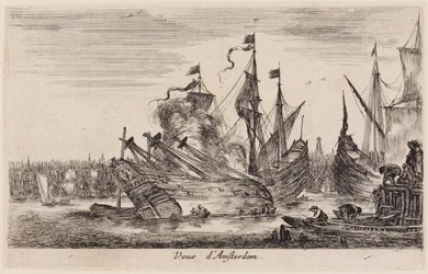 Utsikt over sjøhavner (Vues de ports de mer): Utsikt over Amsterdam
