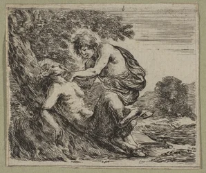 Apollon og Marsyas, 1644