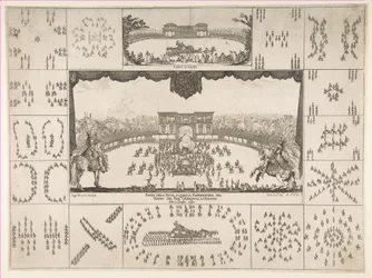 Karusell i Firenze for ekteskapet til storhertug Ferdinand II, 1637.