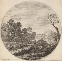 Kyr beiter i en dal, 1646.