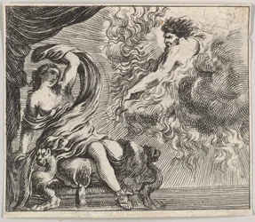 Jupiter og Semele, fra Game of Mythology Game of Mythology,