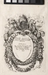 Ny modell for en kartusj, 1647.