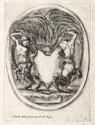 Ny modell for en kartusj, 1647.