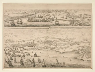 Plan for beleiringen av La Rochelle, i 1628