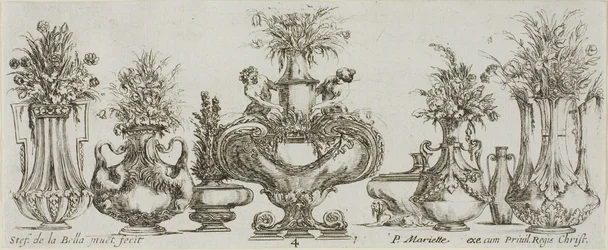 Tallerken fire fra Collection of Various Vases