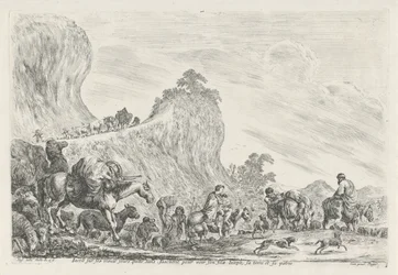Reis van Jakob til Egypt Jakob drar på sine gamle dager uten sinne for sønnen Joseph, land og fedreland (tittel på objekt)