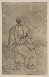 Sittende Ecclesiastic, ca. 1662.
