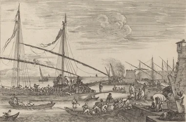 Festningsverkene i Livorno, sannsynligvis ca. 16541655.