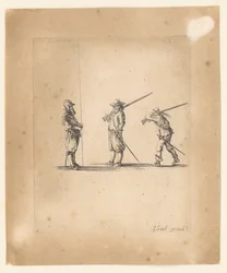 To musketerer og en pikener