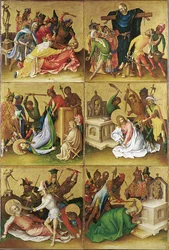 Apostlenes martyrium. Høyre panel