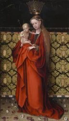 Stefan Lochner / «Jomfruen kronet av engler», ca. 1450