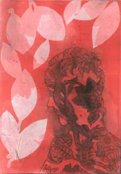Avstøpning II, 2015 (monotrykk på papir)