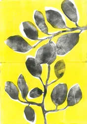 Sommerhage IV, 2015 (monotrykk på papir)
