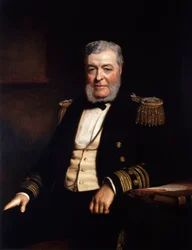 Admiral John Lort Stokes (1812–1885), ca. 1879 (olje på lerret)