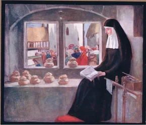 Mor Julian (farge litho)
