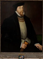 Sir Thomas Gresham (ca. 1518-1579), ca. 1518-79 (olje på panel)